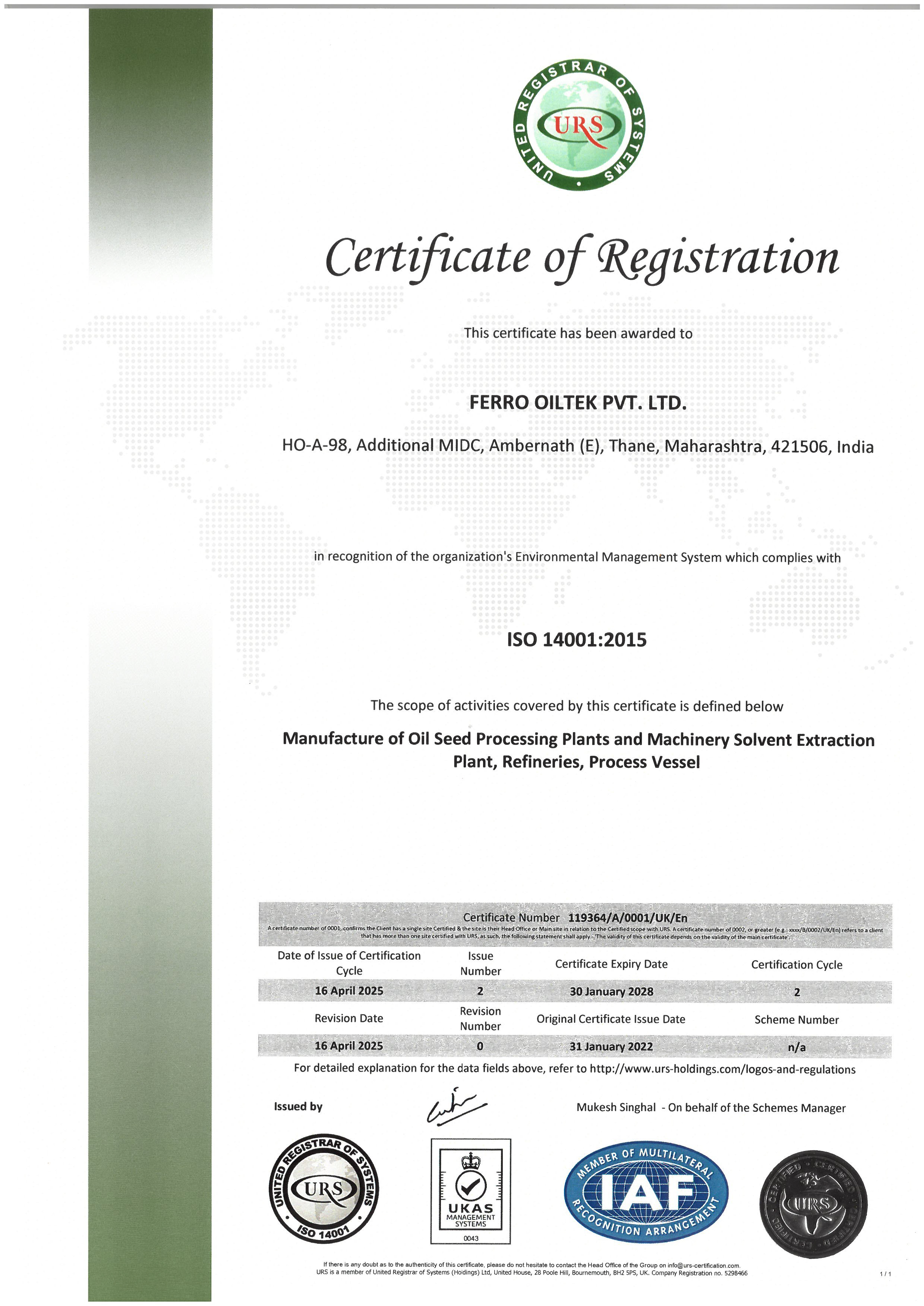 ISO 14001 AMB