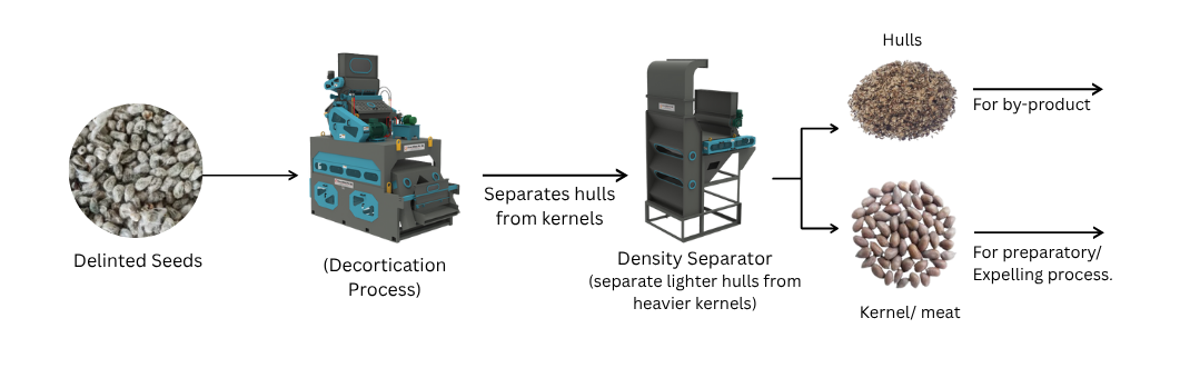 Decortication Process