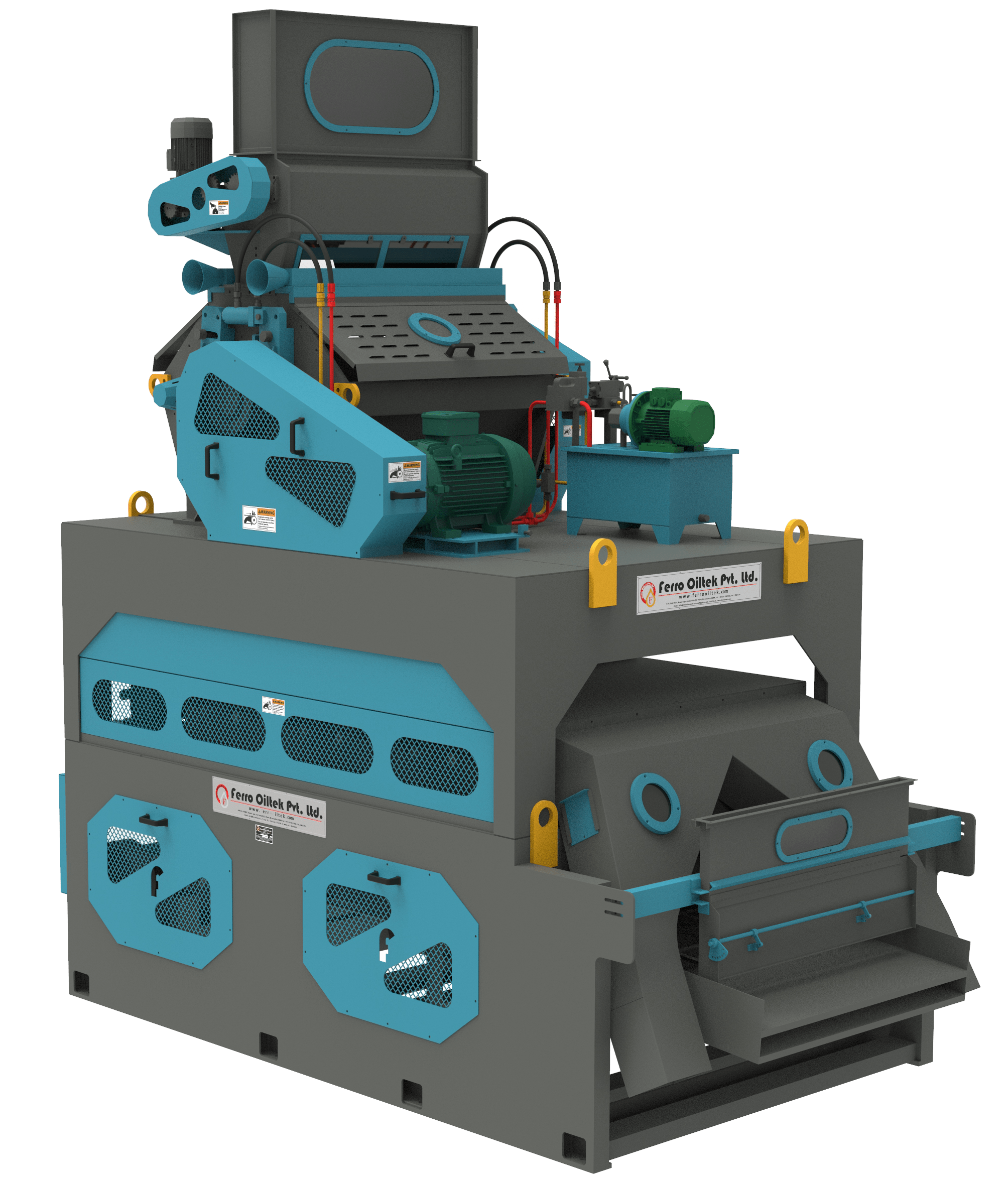 FX-48HCTRD : High-Capacity Twin Roll Decorticator