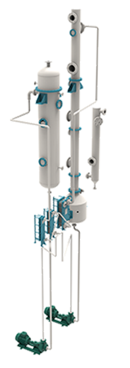 FX-Recuperation Unit for final Solvent trap
