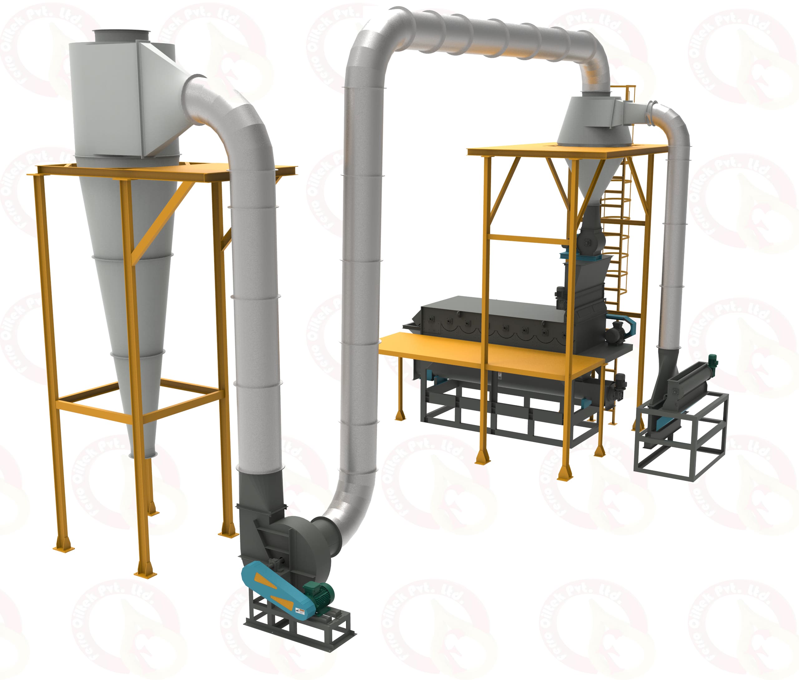 FX-PBTSC: Pneumatic Basket Type Seed Cleaner
